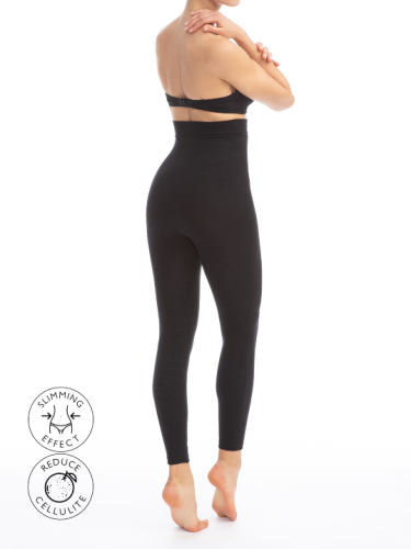 Legginsy długie, do kostek, wysoki stan, antycellulitowe Art.133