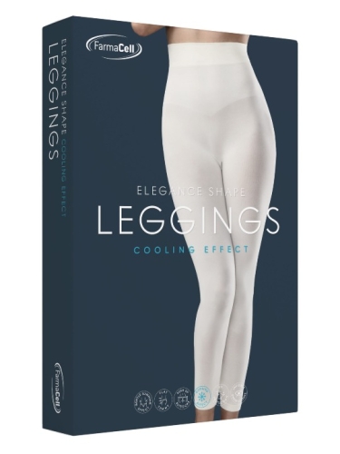 CHŁODZĄCE modelujące legginsy, długie, z włóknem NILIT BREEZE Art.609B