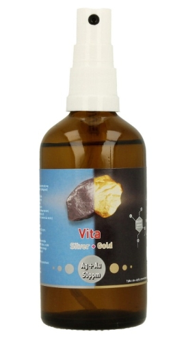 Vita Silver + Gold  Ag + Au 50 ppm niejonowe srebro i złoto  koloidalne niejonowe w sprayu 100 ml
