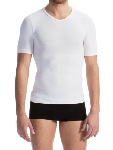 CHŁODZĄCY t-shirt z krótkim rękawem z pasem wyszczuplającym brzuch i chłodzącym włóknem NILIT®BREEZE Art.419B